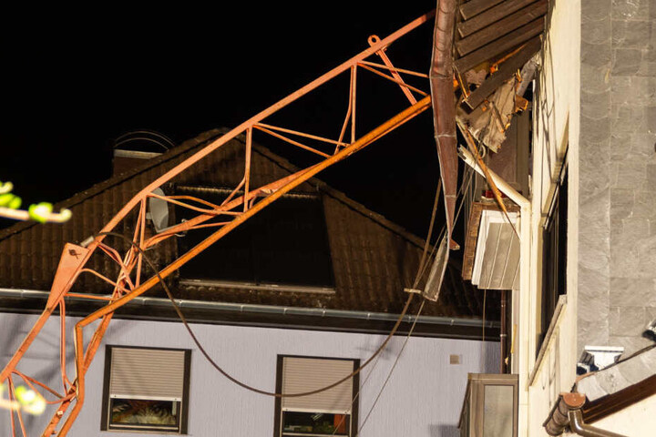 Die obere Wohnung des Hauses ist nicht mehr bewohnbar.