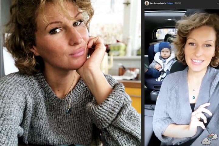 Jetzt trägt die werdende Mutter eine freche Kurzhaarfrisur.