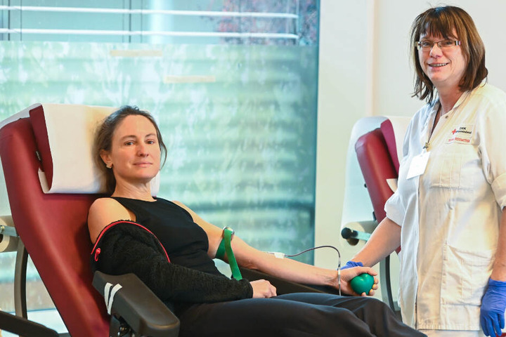 Schwester Roswitha hatte richtig gut zu tun. Mehr als 60 Spender kamen ins DRK-Zentrum an der Uni-Klinik.