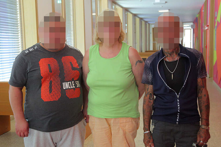 Die Opfer kamen alle ins Gericht zur Zeugenaussage: Sandro K. (43), Betina S. (63) und Hans Jürgen L. (64, v.l.).