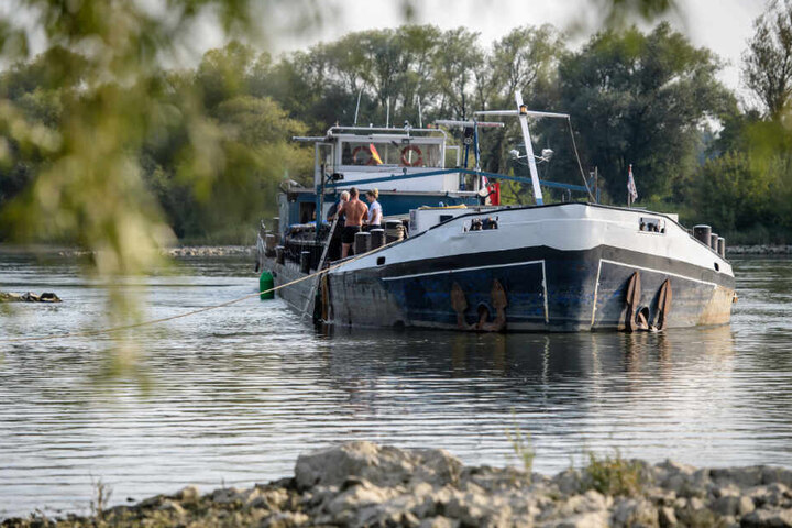 Der Mann arbeitete auf einem Frachtschiff (Symbolfoto).