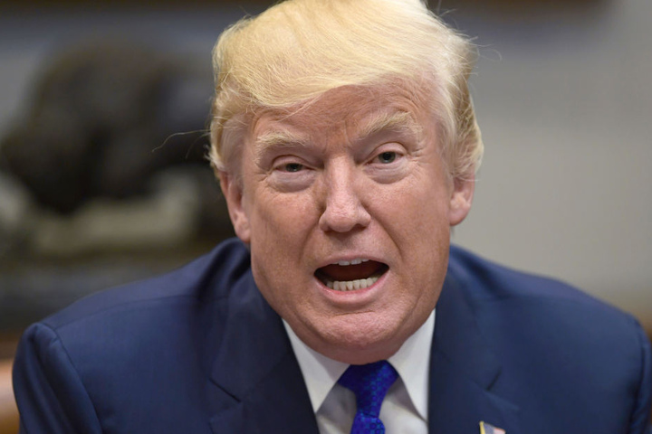 US-Präsident Trump ist derzeit nicht im Gebäude.