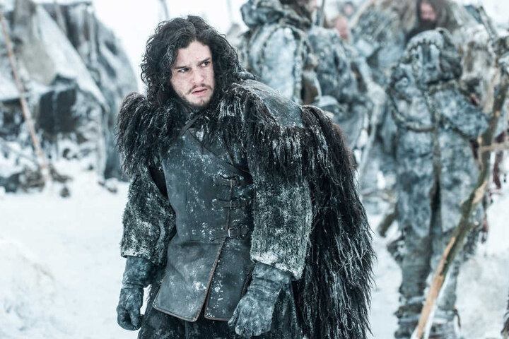 Kit Harington als Jon Snow während einer Szene.