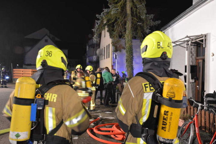 Auch die Feuerwehr war vor Ort.