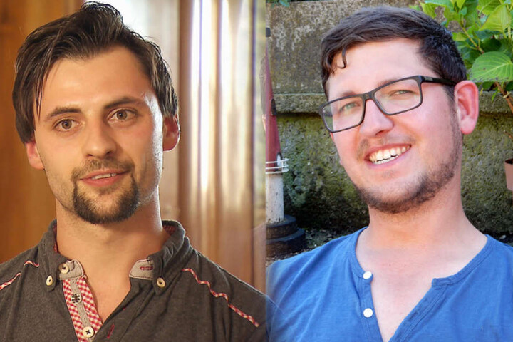 Der fesche Jungbauer Daniel und der heitere Odenwälder Kai.