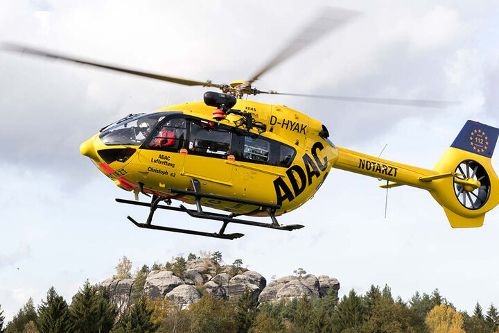Der ADAC-Rettungshubschrauber "Christoph 62" kam zum Einsatz.