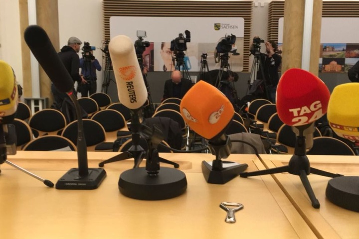 Die sächsischen Behörden müssen sich um 11 Uhr den Fragen der Presse stellen.