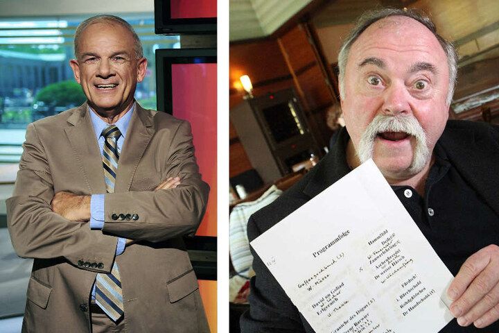 Auch dabei: Ex-Fernsehjournalist Peter Hahne (66, l.) und Kabarettist Gunter Böhnke (75).