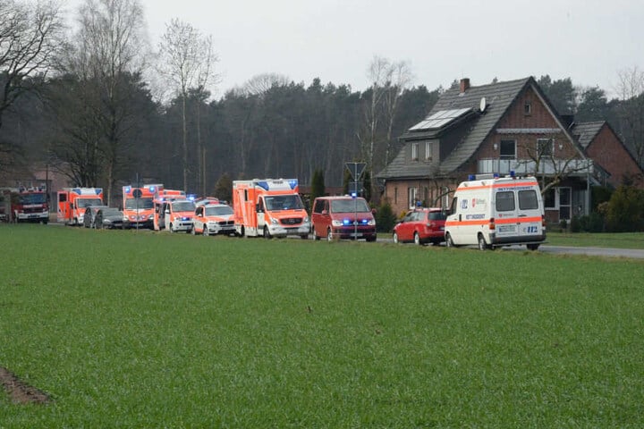 Neun Menschen kamen ins Krankenhaus.