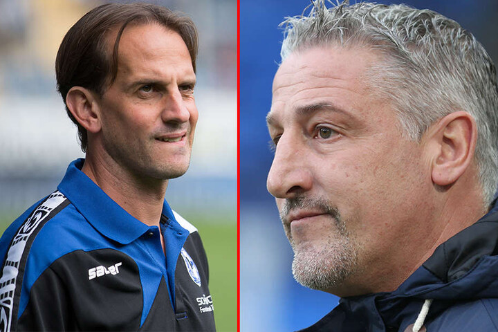 Rüdiger Rehm (38, li.) und Jürgen Kramny (45, re.) lieferten beim DSC keine gute Performance.