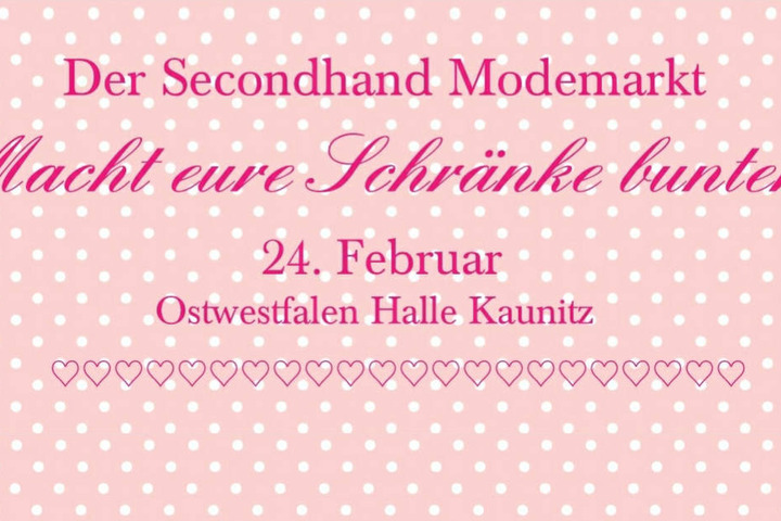 "Macht Eure Schränke bunter" heißt das Motto heute in Kaunitz.
