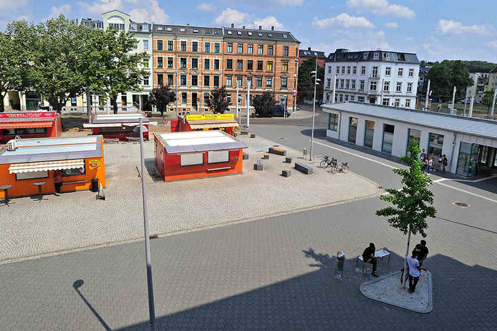 Der Zwickauer Neumarkt hat ein schlechtes Image. Bürger trauen sich immer seltener hierher.