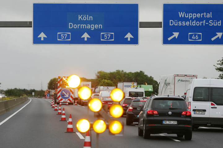 Nach der Seifenlauge-Sauerei wurde die Autobahn extra gesperrt und gereinigt.