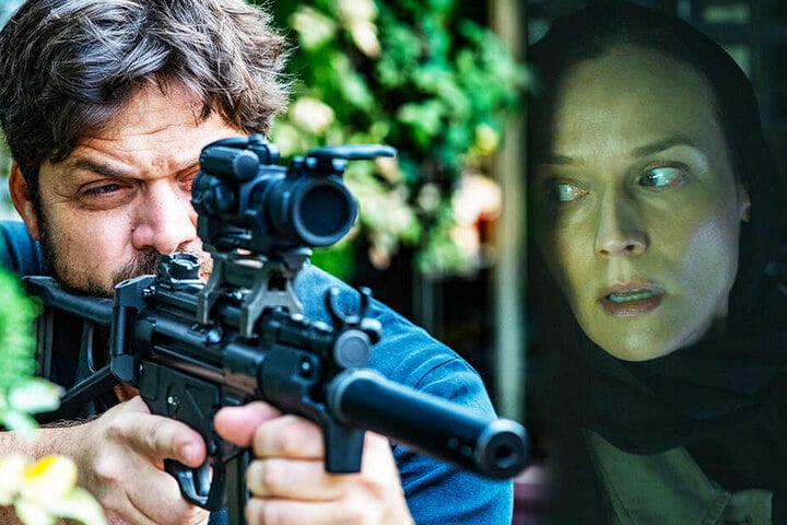 Mossad-Agent Stefan (l., Ohad Knoller) und Rachel (Diane Kruger) arbeiten zeitweise zusammen. (Bildmontage)