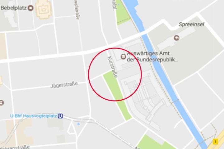 Die Kurstraße am Auswärtigen Amt soll in Hans-Dietrich Genscher-Straße umbenannt werden.