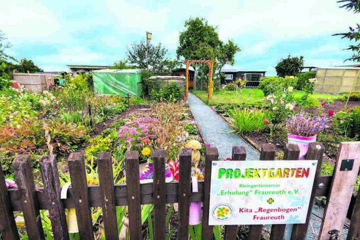Der Kleingartenverein "Erholung" stellte den Kindern einen Projektgarten zur Verfügung.