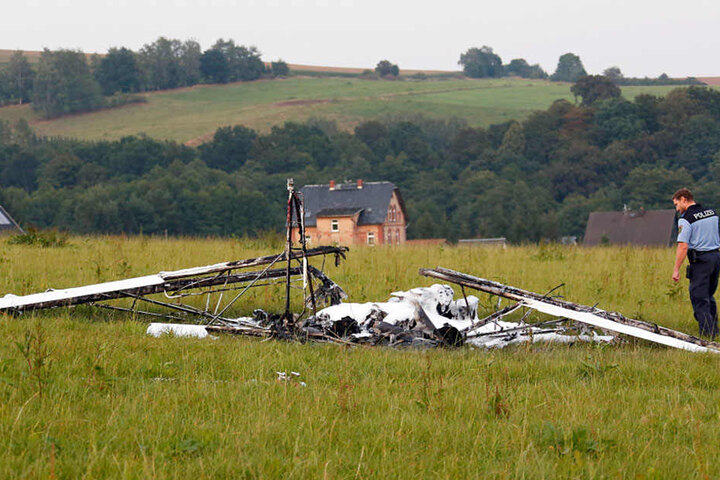 Der Pilot überstand den Vorfall unverletzt.