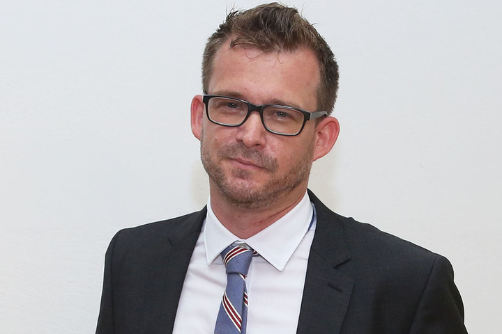Baubürgermeister Raoul Schmidt-Lamontain (39,Grüne) ist für das Radverkehrskonzept verantwortlich.