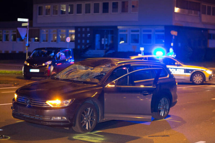 Die Oldentruper Straße wurde nach dem Unfall gesperrt.