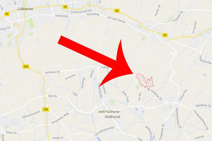 Im Ortsteil Holsen wurde der Rosellasittich entdeckt.