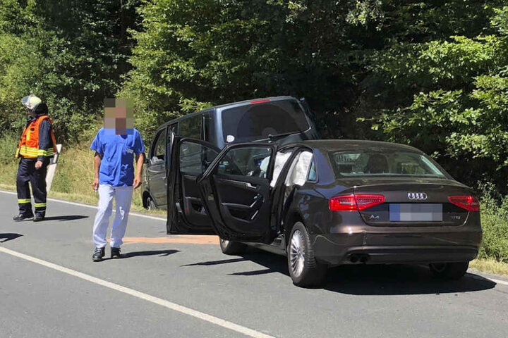 Die schwangere Autofahrerin wurde schwer verletzt.