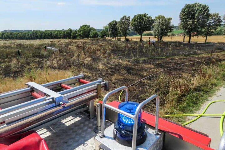 Zum Glück konnten die Kameraden ein Ausbreiten der Flammen verhindern.
