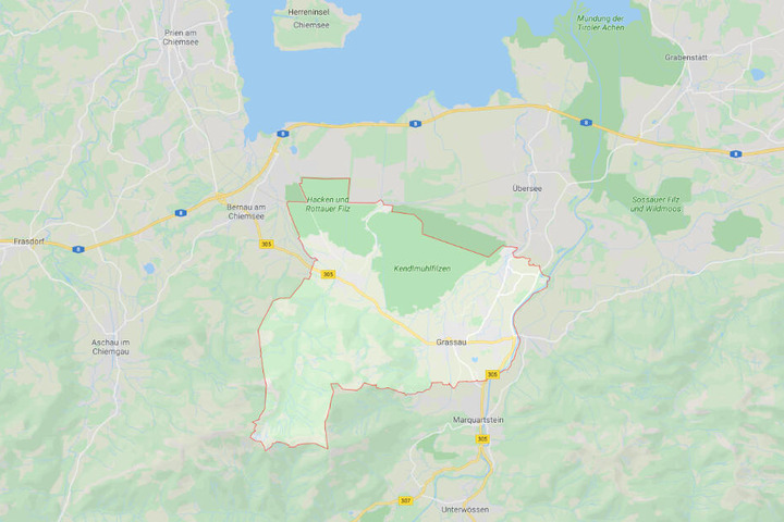 Der tödliche Unfall ereignete sich auf der B305 bei Grassau.