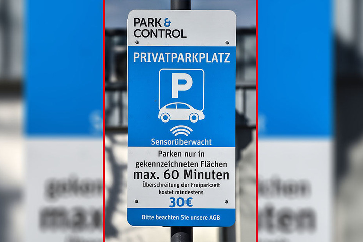Mindestens 30 Euro kostet es, wenn man die Parkzeit bei "Park & Control" überzieht.