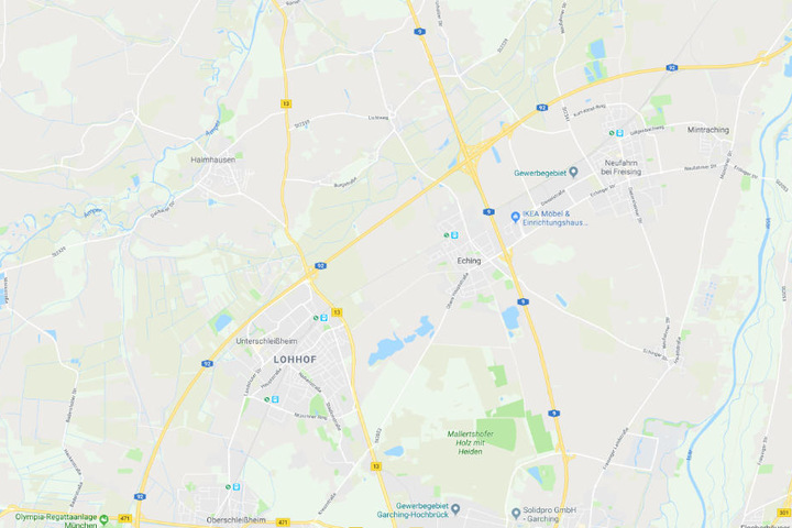 Kurz nachdem er auf die B13 Richtung Unterschleißhheim abgebogen war, krachte es ein zweites Mal.