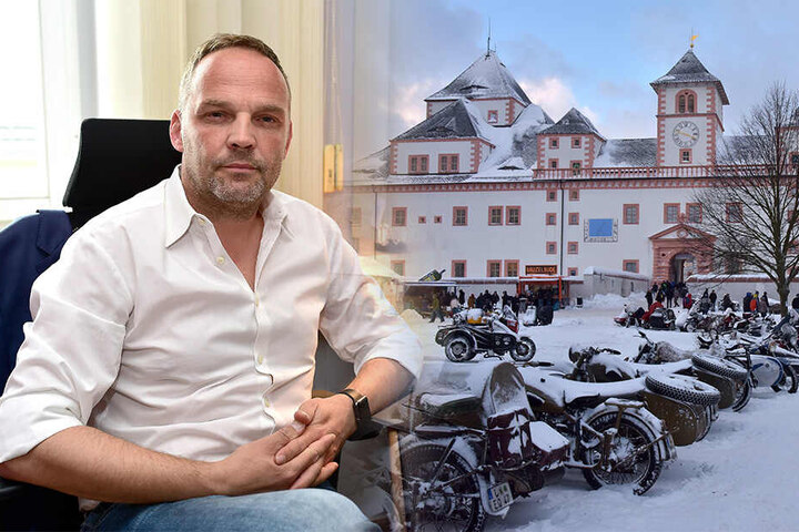 Bürgermeister Dirk Neubauer (47) wetterte auf Facebook, dass auf Schloss Augustusburg zu wenig los ist. Ein Thema war auch das abgesagte Wintertreffen der Biker.