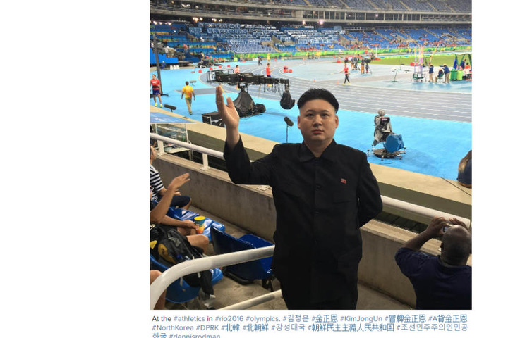 Doch dann stellt sich raus: Der Mann bei den Olympischen Spielen in Rio ist (natürlich) nicht der Diktator.