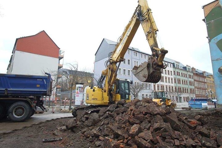 Für 3,9 Millionen Euro baut die GGG Am Brühl 65 ein neues Haus mit 18 Wohnungen.