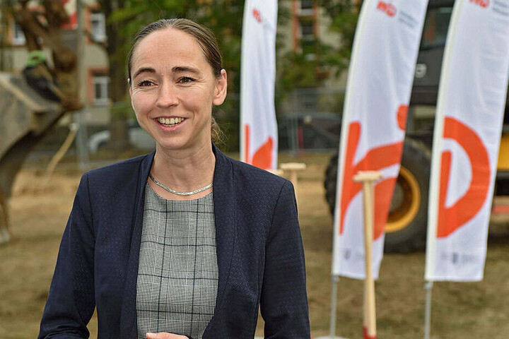 Sozialbürgermeisterin Kristin Kaufmann (42, Linke) ist für das städtische Unternehmen zuständig.