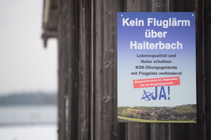 Bei einem Bürgerentscheid im vergangenen September hatten sich 61 Prozent gegen den Übungsplatz ausgesprochen. (Archivbild)