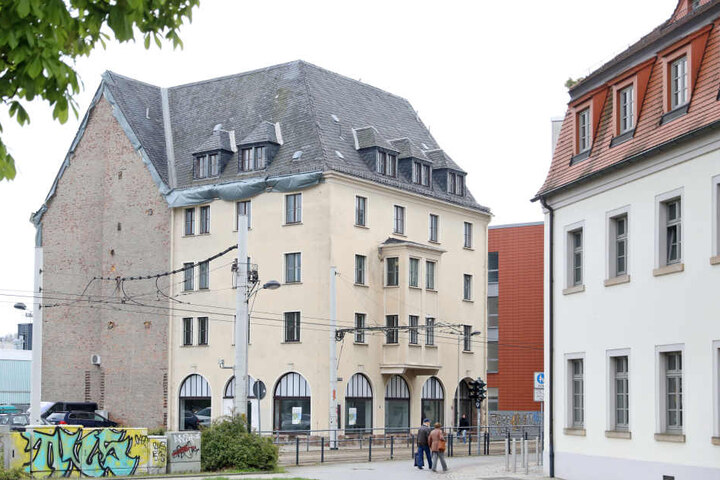 Das ehemalige Hygiene-Institut in Zwickau muss einem Neubau der Westsächsischen Hochschule weiche.