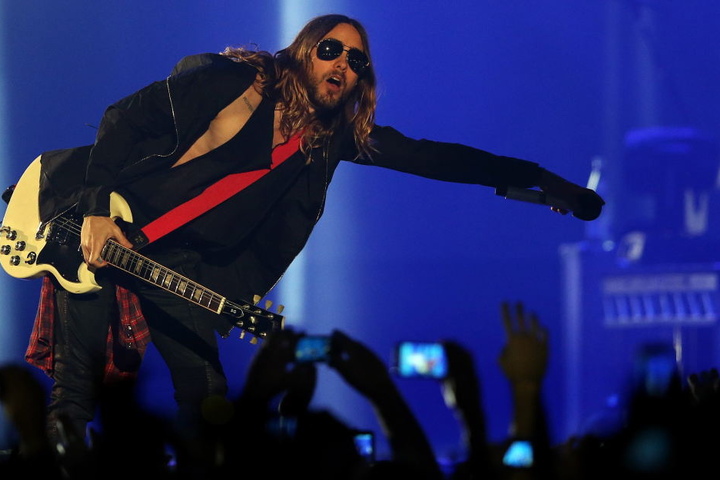 Eine Ikone seiner Generation: Jared Leto von den Alternative-Rockern "30 Seconds To Mars".