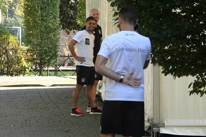 Auch von einigen Spielern bekam man am Montag was zu sehen.