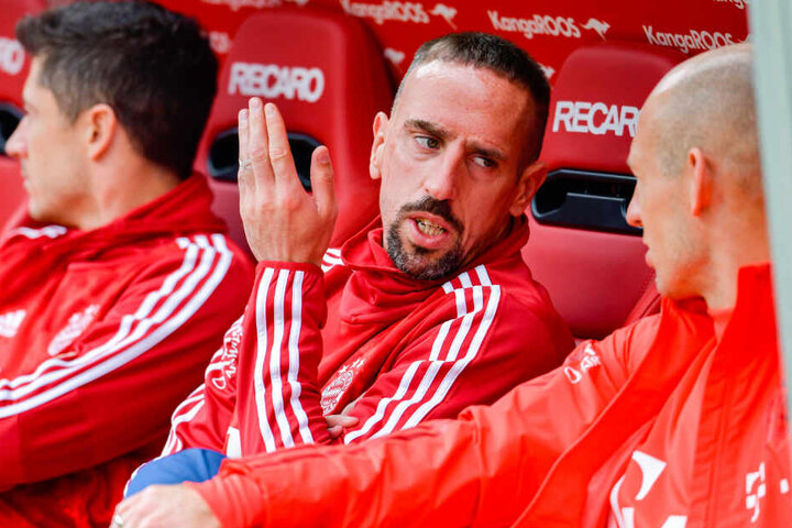 Der Franzose Franck Ribéry (M.) wurde beim FC Bayern München zu einer Legende des Vereins.