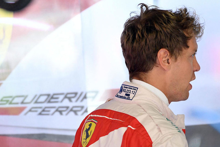 Für Ferrari-Pilot Sebastian Vettel (29) lief es beim Heimrennen von Monza nicht optimal. Er erreichte nur Startplatz drei.