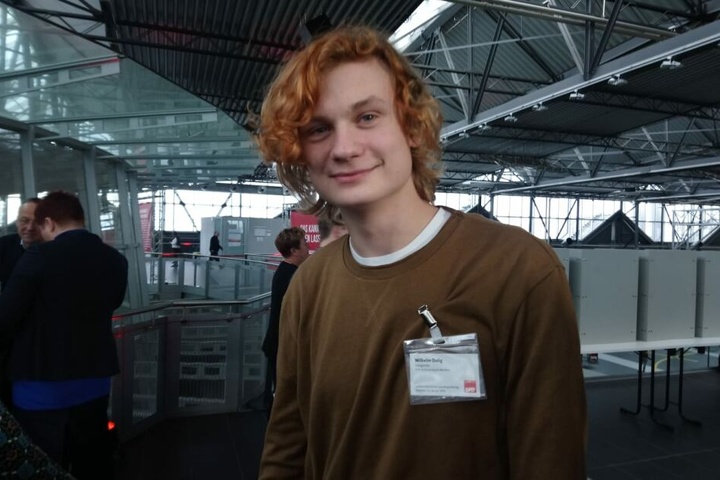 Auch Duligs Sohn Wilhelm (15) war unter den Abgeordneten auf dem Parteitag in Dresden.