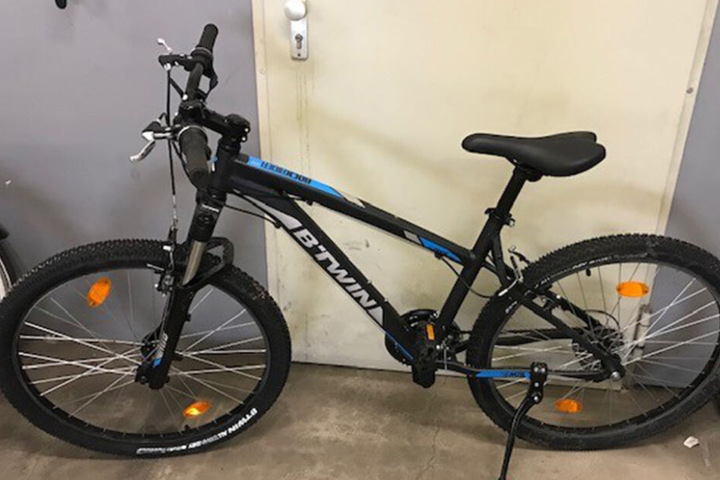 Auch dieses Fahrrad kann vom Besitzer bei der Polizei abgeholt werden.