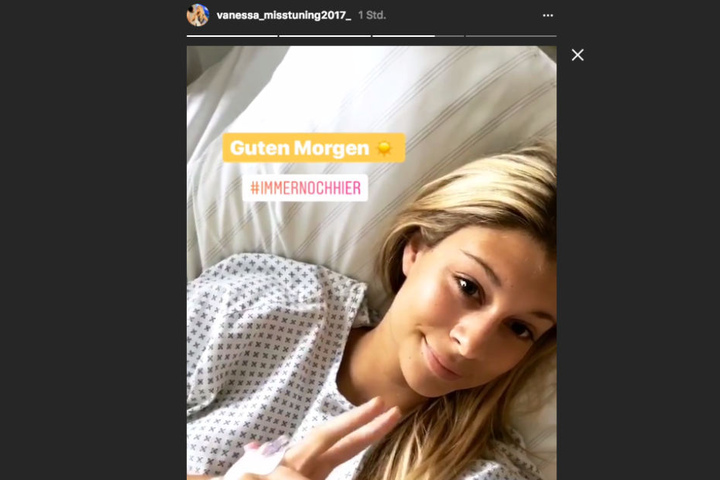 Vanessa meldete sich am nächsten Tag aus dem Krankenbett.