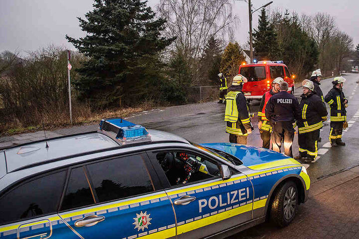 Das Feuer war in einem leer stehenden Gebäude ausgebrochen.