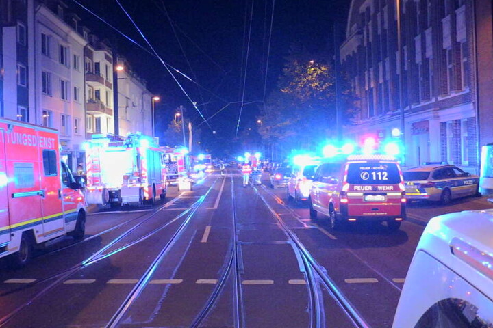 Zahlreiche Rettungskräfte waren vor Ort.