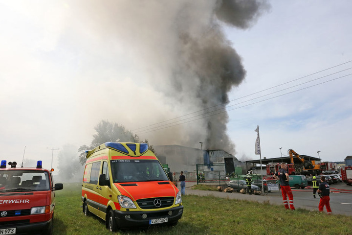 Bei dem Brand wurden mehrere Menschen verletzt.
