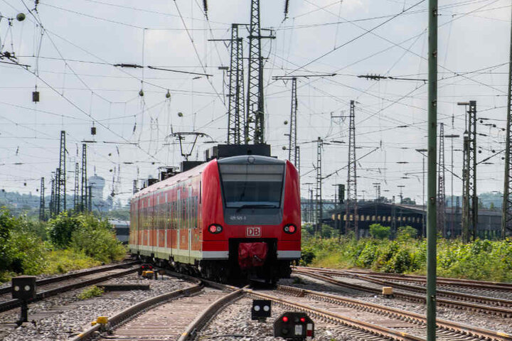 Ein Regionalzug erfasste das Auto. (Symbolbild)
