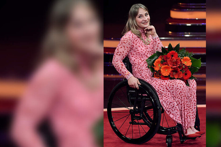 Kristina Vogel (28) beim RTL-Jahresrückblick "Menschen, Bilder, Emotionen".