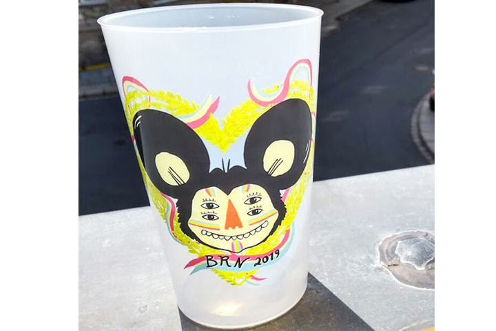So sehen die neuen BRN-Becher aus.