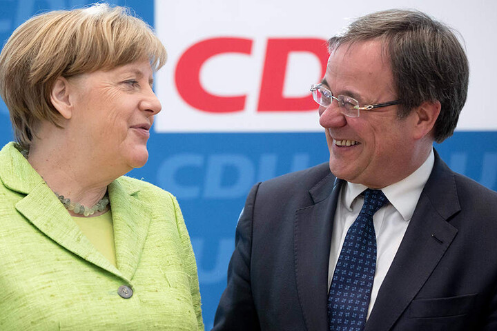 Armin Laschet (rechts) ist der CDU-Spitzenkandidat für NRW.