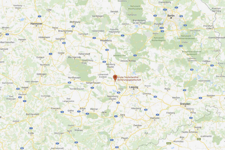 An dieser Stelle geschah das Unglück.